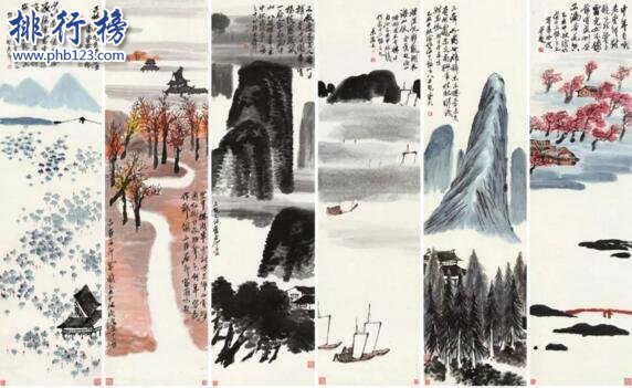 全球最贵的中国艺术品:齐白石《山水十二屏》9.3亿!（齐白石最贵的画100亿）