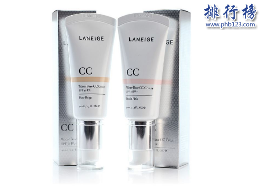 大牌CC霜排行榜10强：SKII钻白CC霜第6 第4可隔离蓝光（十大cc霜排行榜揭晓）