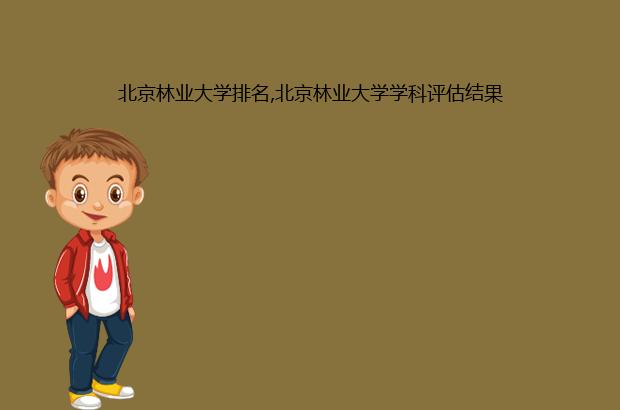北京林业大学排名,北京林业大学学科评估结果（北京林业大学各学科评估）